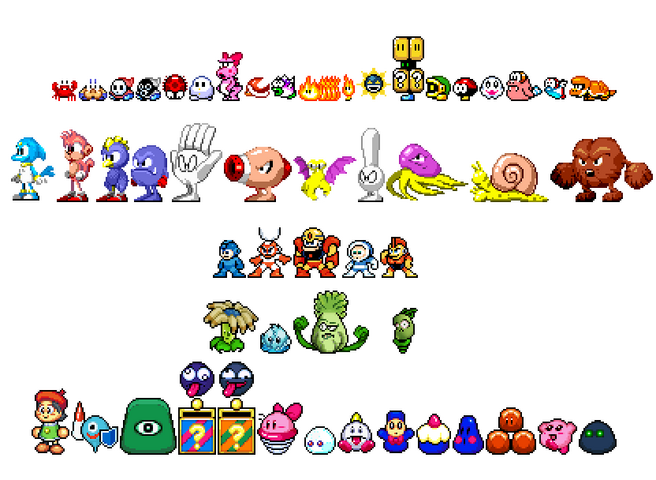 16/32-Bit Sprite Examples