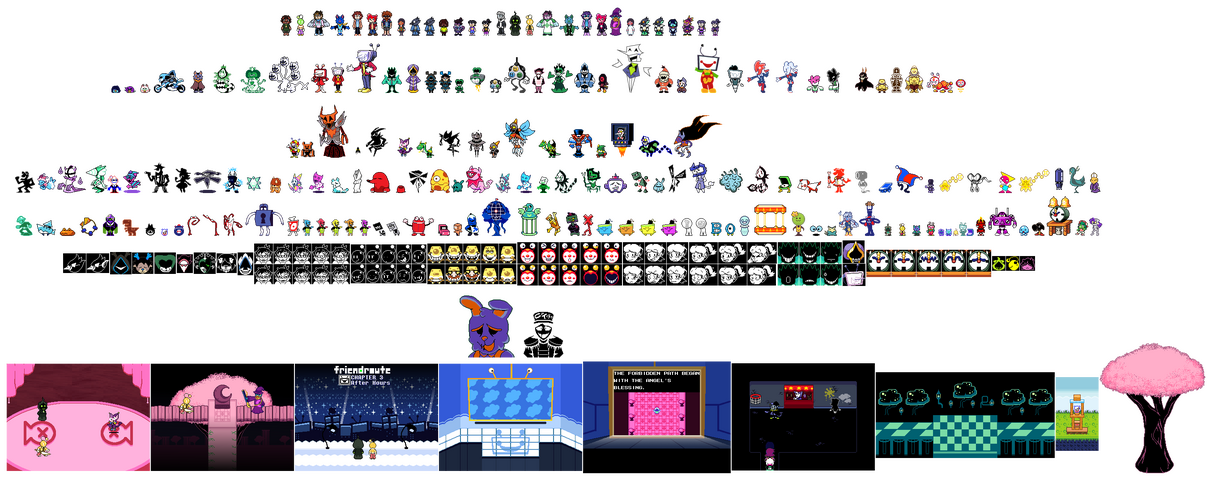 Undertale/Deltarune Sprite Examples